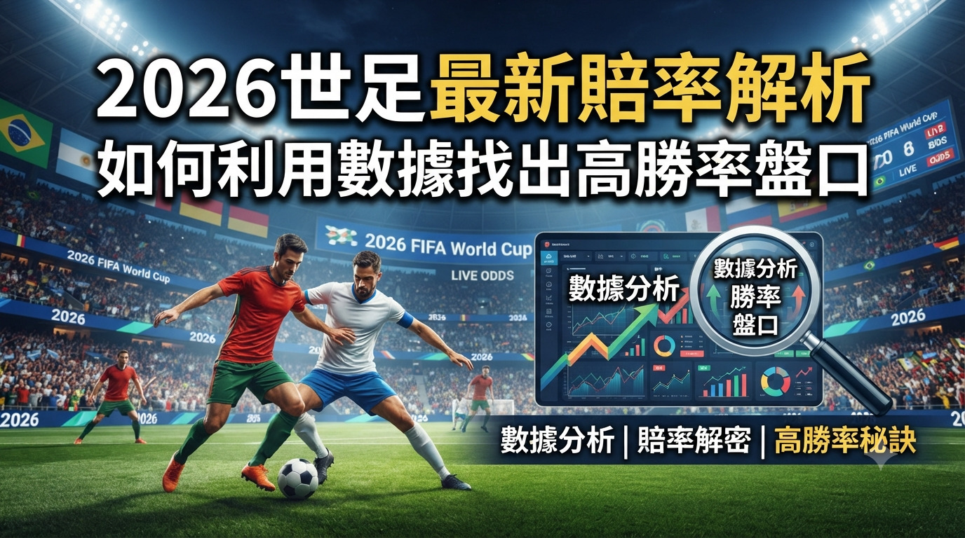 2026世足最新賠率解析：如何利用數據找出高勝率盤口