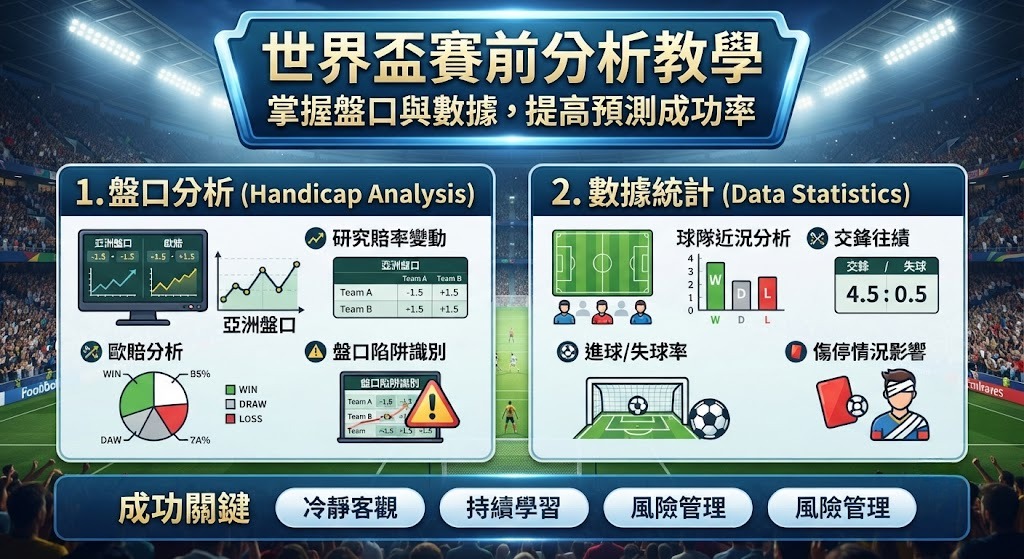 掌握盤口與數據,提高預測成功率