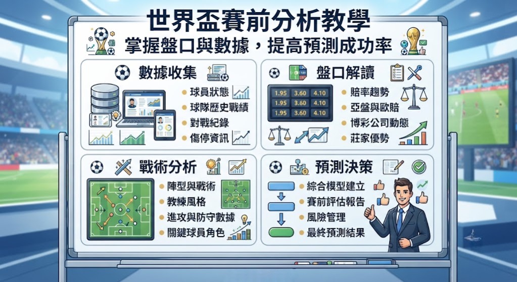 掌握盤口與數據,提高預測成功率