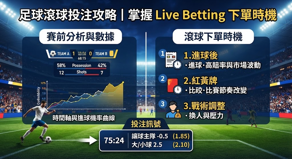 掌握 Live Betting 下單時機