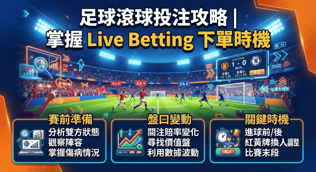 掌握 Live Betting 下單時機